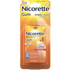Nicorette Medicines Nicorette 2mg Stop Smoking Aid Nicotine Gum Fruit Chill