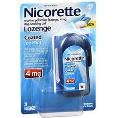 Nicorette Medicines Nicorette Coated Nicotine Lozenges To Stop Smoking Ice Mint