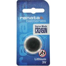 Batteries & Chargers Renata CR2450N-CU 540mAh 3V Lithium Primary (LiMNO2) Coin Cell Battery
