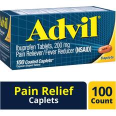 Ibuprofen Medicines Advil Ibuprofen Pain Reliever 200 mg 100 Caplets