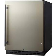 Silver undercounter fridge Summit Appliance 24 in. W cu. Silver