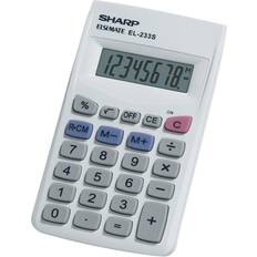Sharp Calculators Sharp White 8 digit Calculator