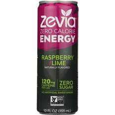 ZEVIA, DRINK, ENERGY, RASPBRY LM Pack of 12