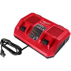 Milwaukee Chargers Batteries & Chargers Milwaukee 48-59-1802 M18 Dual Bay Simultaneous Rapid Charger