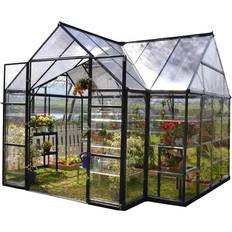 Palram Freestanding Greenhouses Palram Canopia Garden Chalet 10ft. 12ft. Greenhouse ft.