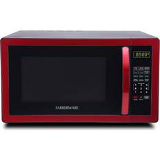 Auto Cook Microwave Ovens Farberware FMO11AHTBKN Red
