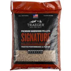 Traeger BBQ Smoking Traeger 40 Lb. Natural Hardwood Pellets 2 Bags Of 20 Lbs - Signature Blend