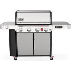 Weber grill with side burner Weber Genesis SPX-435 Smart Grill Stainless Liquid Propane Gas