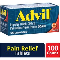Ibuprofen Medicines Advil Coated Pain Reliever Fever Reducer, Ibuprofen 200mg Tablet