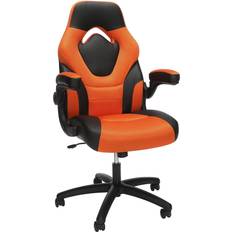 OFM Racing Style Ergonomic Padded Gaming Chair - Black/Orange