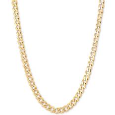 Basic Curb Chain Necklace - Gold