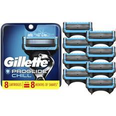 Gillette proglide blades Gillette ProGlide Chill Razor + 8 Cartridges