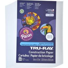 Office Papers Sulphite Construction Paper white 9 in. in.
