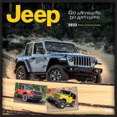 Brown Trout Jeep 2023 Monthly Square Wall Calendar