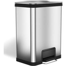 Halo Cleaning Equipment & Cleaning Agents Halo Airstep Feather-Light 49-Liter Step Trash Can
