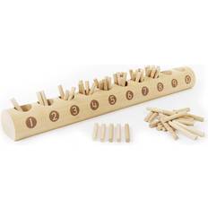 Stacking Toys FSC Certified Beechwood Counting Log by Yellow Door
