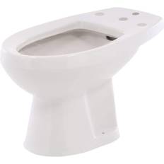 Toilets American Standard Cadet Round Bidet in White for Deck Mounted Fitting