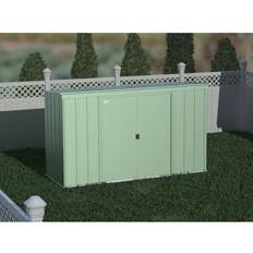 Outbuildings on sale Arrow Classic 10 4 ft. Storage Shed Sage Green (Building Area )