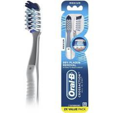 Oral-B Dental Care Oral-B CrossAction All In One Manual Toothbrush, Medium, 2 count 2