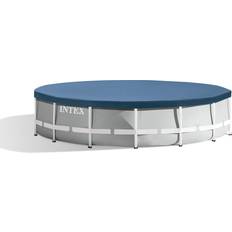 Intex Pool Covers Intex Round Metal Frame Pool Cover, Blue, 15 ft