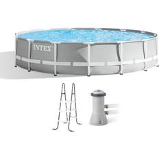 Pools Intex 26723EH 15ft x 42in Prism Frame Above Ground Swimming Pool Set with Filter
