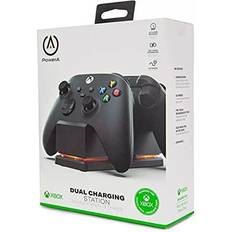 Xbox series x charge Gaming Accessories PowerA Dual Charging Station for Xbox Series X/S and Xbox One - Black - Black