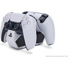 Sony playstation 5 Gaming Accessories PowerA Twin Charging Station for DualSense Wireless Controllers - PS5 White