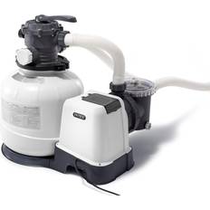 Pool Pumps Intex 26647EG SX2800 Krystal Clear Sand Filter Pump for Above Ground Pools, 14in