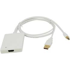 Urban Factory Mini DisplayPort/USB A-HDMI M-F Adapter