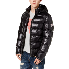 Guess Clothing Guess Men's Hooded Puffer Coat - Black
