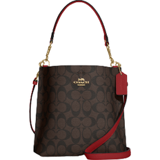 Coach Mollie Bucket Bag 22 In Signature - Gold/Brown