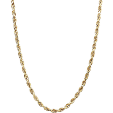 Gold Necklaces Macy's Cut Rope Chain - Gold