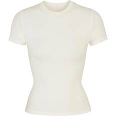 White Clothing SKIMS Cotton Jersey T-shirt