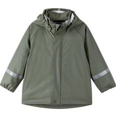 Teipede sømmer Regnjakker Reima Lampi Kid's Rain Jacket - Greyish Green (5100023A-8920)