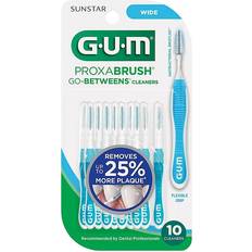 GUM Dental Care GUM 10-Count Proxabrush Go-Betweens Wide Cleaners