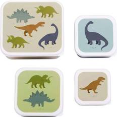 A Little Lovely Company Lunch & Snack Box Set Dinosaurs