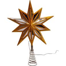 Kurt Adler S. 59174 Light 13.5" Gold Star Tree Topper Christmas Tree