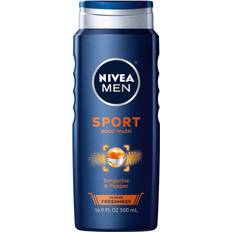 Nivea Men Sport Body Wash, Aloe & Citrus, 16.9 Fl Oz
