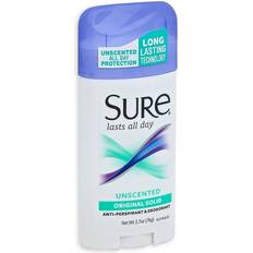 Sure Deodorants Sure 2.7 Oz. Antiperspirant Solid In Unscented No Color