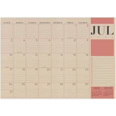 TF Publishing Kraft Desk Pad Calendar
