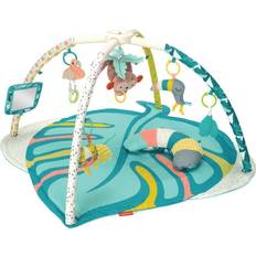Infantino Toys Infantino Deluxe Twist & Fold Activity Gym & Play Mat Tropical