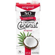 Milk & Plant-Based Beverages Delicious Organic Dairy Free Coconut Milk Original