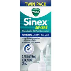 Vicks sinex decongestant nasal spray Vicks Sinex SEVERE, Nasal Spray, Original Ultra Fine Mist Sinus Decongestant Allergy Sinus