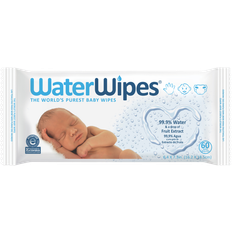 Baby Skin WaterWipes Sensitive Baby Diaper Wipes 60ct