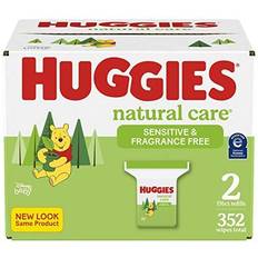 Huggies Baby Skin Huggies Natural Care Unscented Baby Wipes 2x176pcs