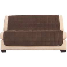 Brown Loose Sofa Covers Sure Fit Deluxe Armless Loose Sofa Cover Brown