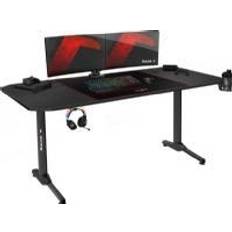 Kabelmanagement Gamingtische Huzaro 4.7 gaming desk Black, 1600x750x750mm