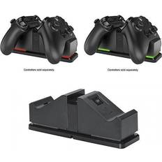 Xbox one elite controller Gaming Accessories Power A Dual Charging Stand with 2X Battery Packs For Xbox One Controller Black