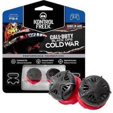 Call duty cold war ps4 PlayStation 4 Games KontrolFreek Call of Duty: Black Ops Cold War Performance Thumbsticks for Convex Black/Red
