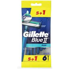 Gillette Barbering Razor Blue II Plus (6 uds)